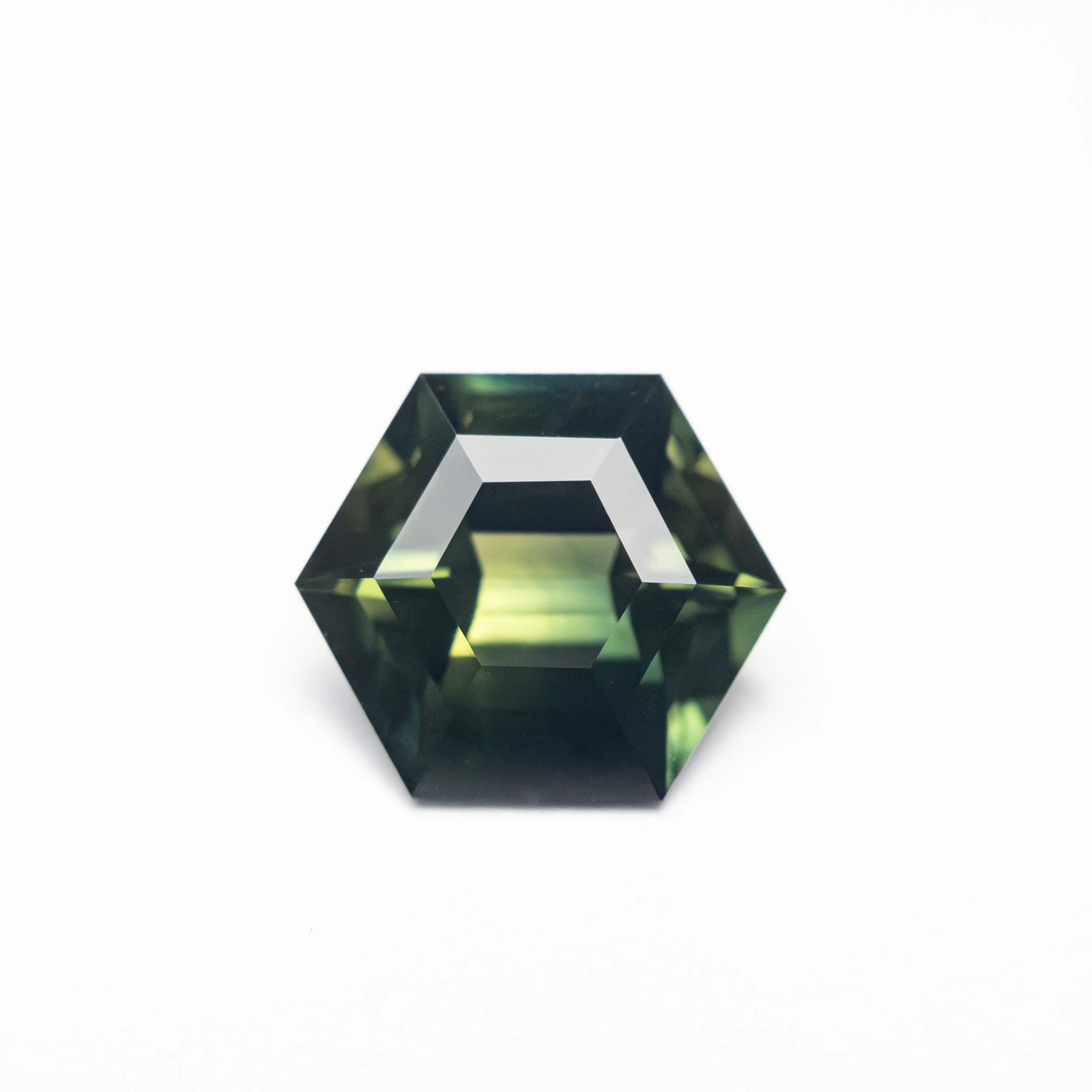 2.06ct 8.69x7.62x4.17mm Hexagon Step Cut Sapphire 27321-02