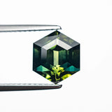 2.06ct 8.69x7.62x4.17mm Hexagon Step Cut Sapphire 27321-02
