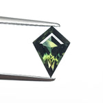 1.24ct 9.52x6.20x3.61mm Kite Step Cut Sapphire 27326-02