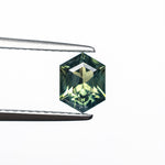 0.88ct 6.85x5.13x3.19mm Hexagon Step Cut Sapphire 27336-01