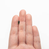 0.82ct 7.17x3.48x3.18mm Cut Corner Rectangle Step Cut Sapphire 27336-57