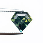 2.99ct 8.66x9.11x6.03mm Shield Step Cut Sapphire 27351-01