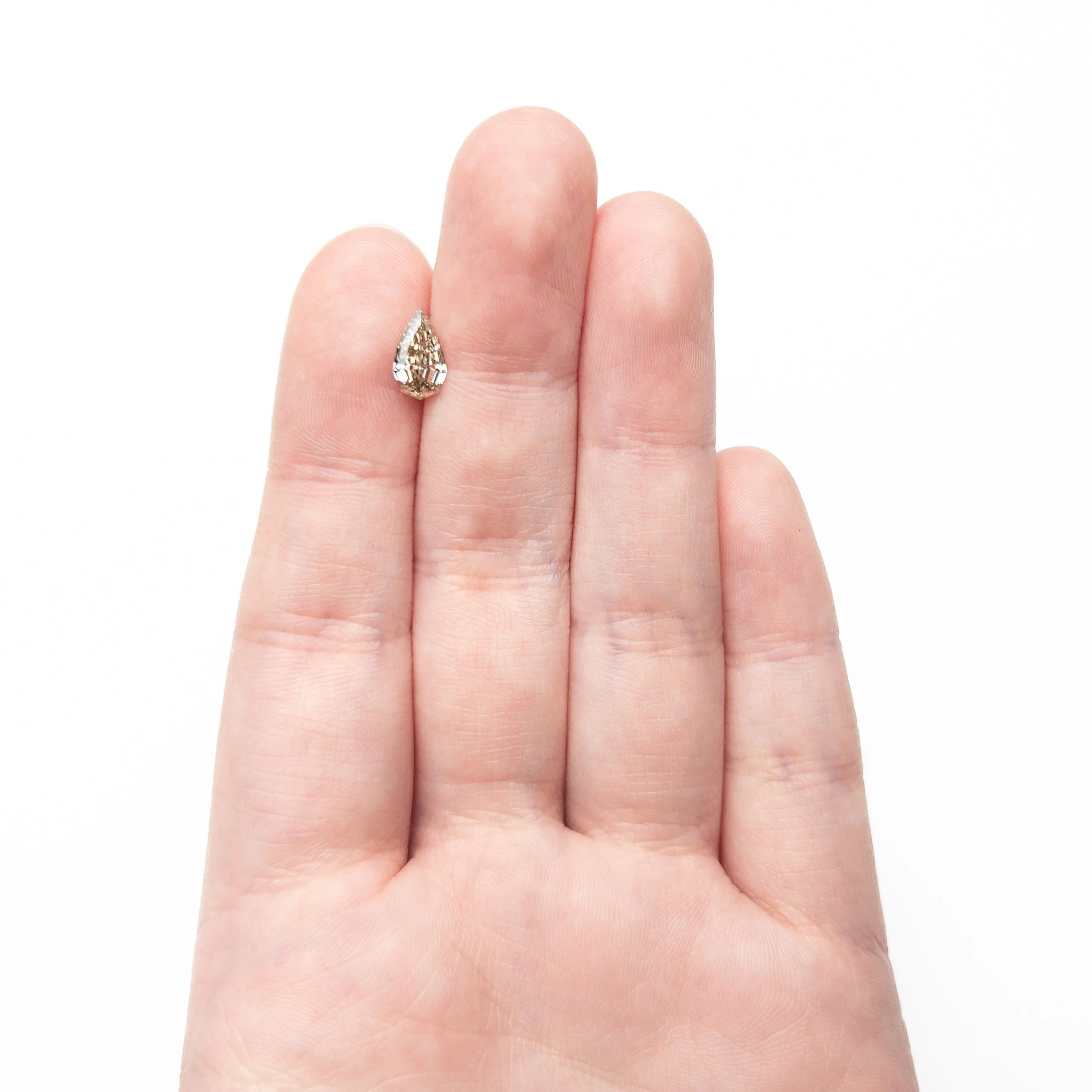 1.01ct 9.16x5.38x3.08mm SI1 C6 Geo Pear Step Cut 🇿🇦 27518-01