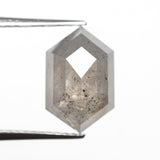 3.79ct 11.69x7.54x4.75mm Hexagon Rosecut 27536-08