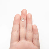 2.13ct 9.00x6.95x4.25mm Pear Double Cut 27536-11
