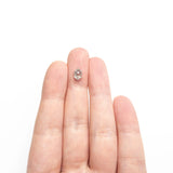 1.13ct 7.61x7.98x3.38mm Hexagon Rosecut 27536-36