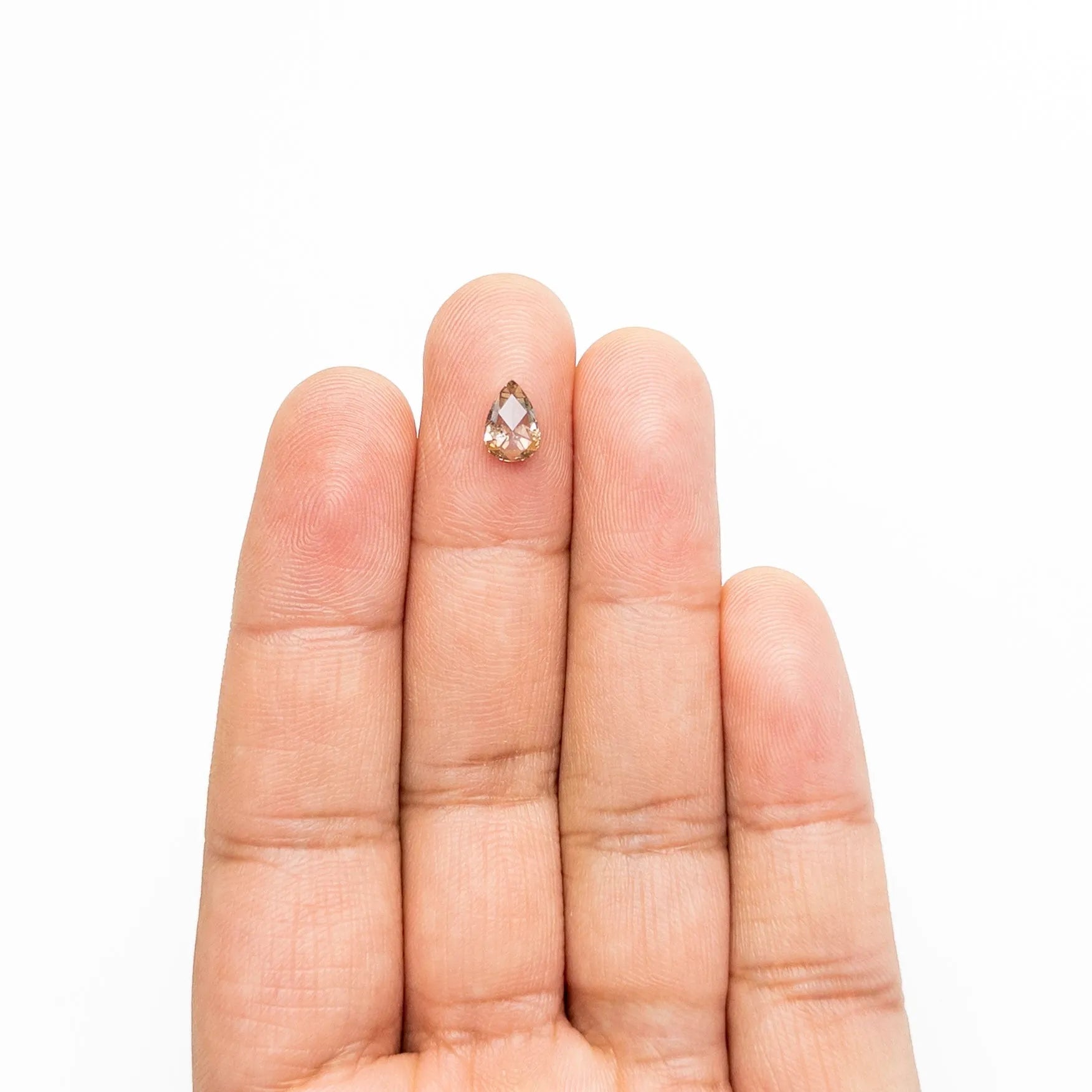 0.82ct 7.90x5.47x2.46mm Pear Rosecut 27537-19