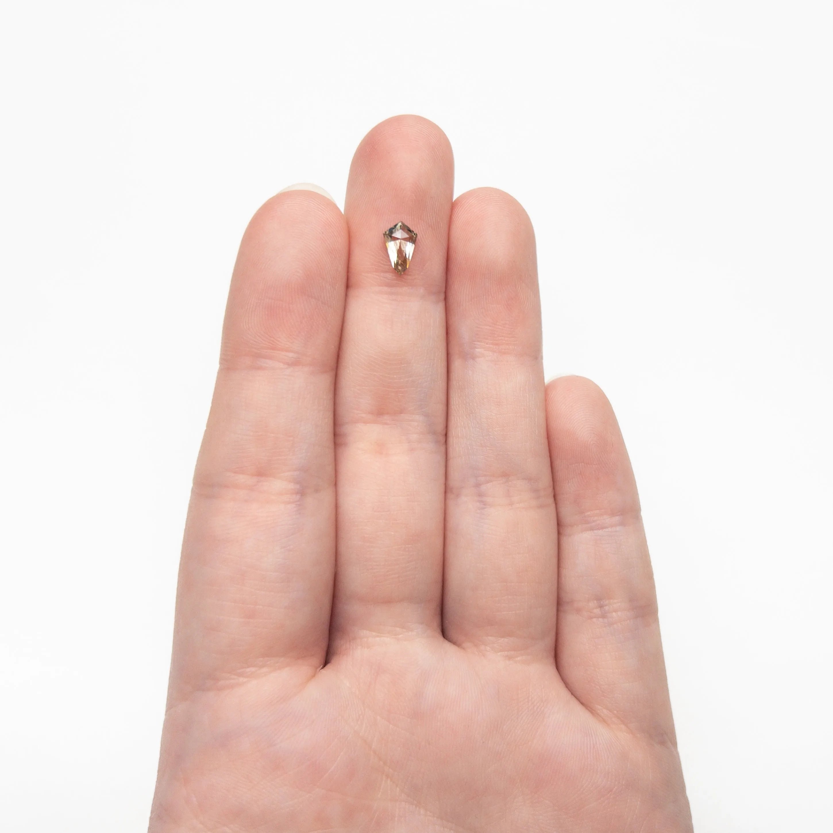 0.59ct 7.54x4.84x2.54mm Shield Rosecut 27537-41