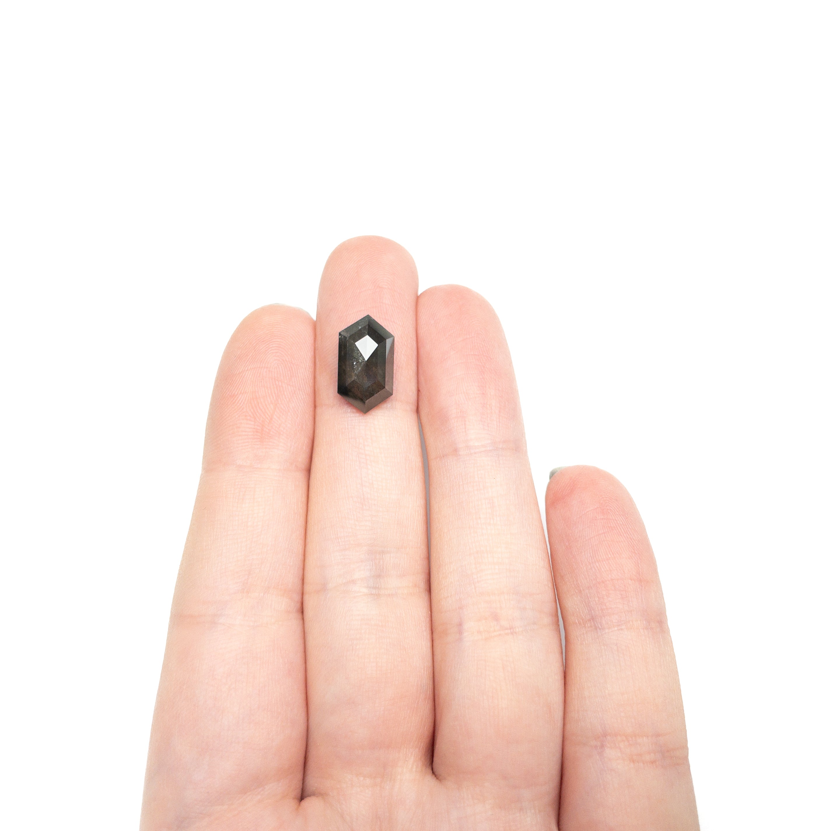 3.92ct 13.55x7.57x4.34mm Hexagon Rosecut 27549-03