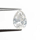 1.01ct 7.51x5.17x3.66mm Fancy White Pear Brilliant 27562-01