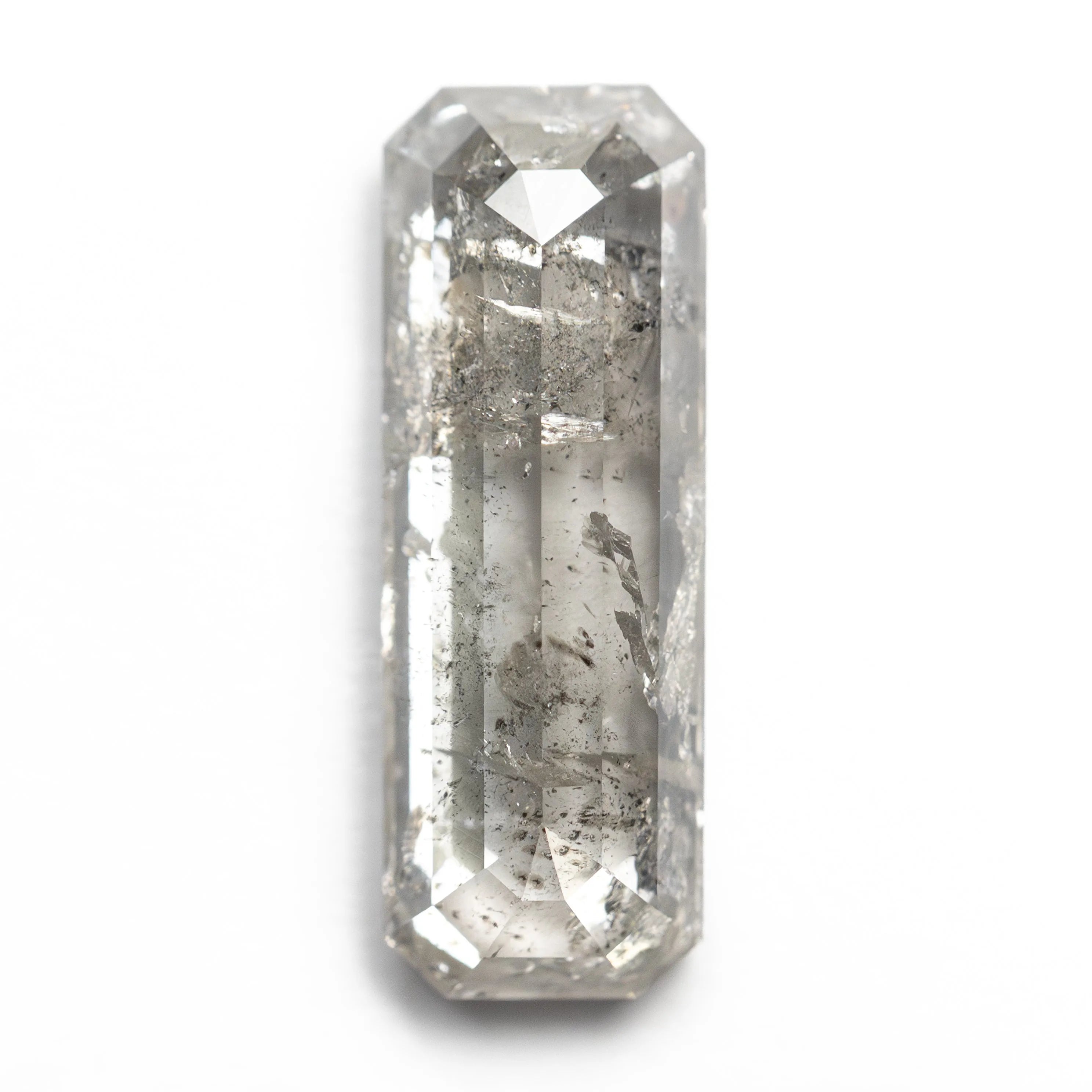 2.42ct 13.90x4.95x3.12mm Cut Corner Rectangle Rosecut 27563-01