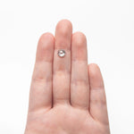 1.26ct 6.98x6.95x3.21mm Round Rosecut 🇨🇦 27599-01