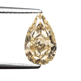 2.23ct 10.76x6.50x4.33mm GIA VVS2 Fancy Brownish Yellow Pear Brilliant 🇨🇦 27709-01