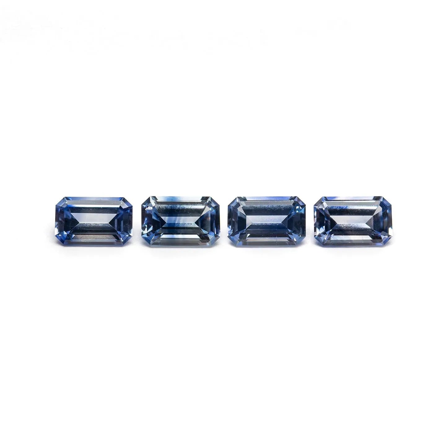 1.84cttw 4pc 5.5x3.5mm Cut Corner Rectangle Step Cut Sapphires 27723-01