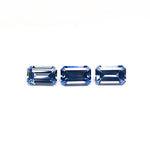 1.39cttw 3pc 5.5x3.5mm Cut Corner Rectangle Step Cut Sapphire 27725-01