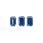1.39cttw 3pc 5.5x3.5mm Cut Corner Rectangle Step Cut Sapphire 27725-01