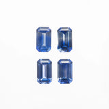1.20cttw 4pc 5x3mm Cut Corner Rectangle Step Cut Sapphires 27729-01