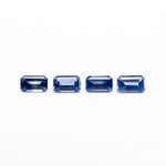 1.20cttw 4pc 5x3mm Cut Corner Rectangle Step Cut Sapphires 27729-01