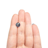 3.97ct 8.88x8.88x5.07mm Round Cabochon Double Cut Sapphire 27739-01