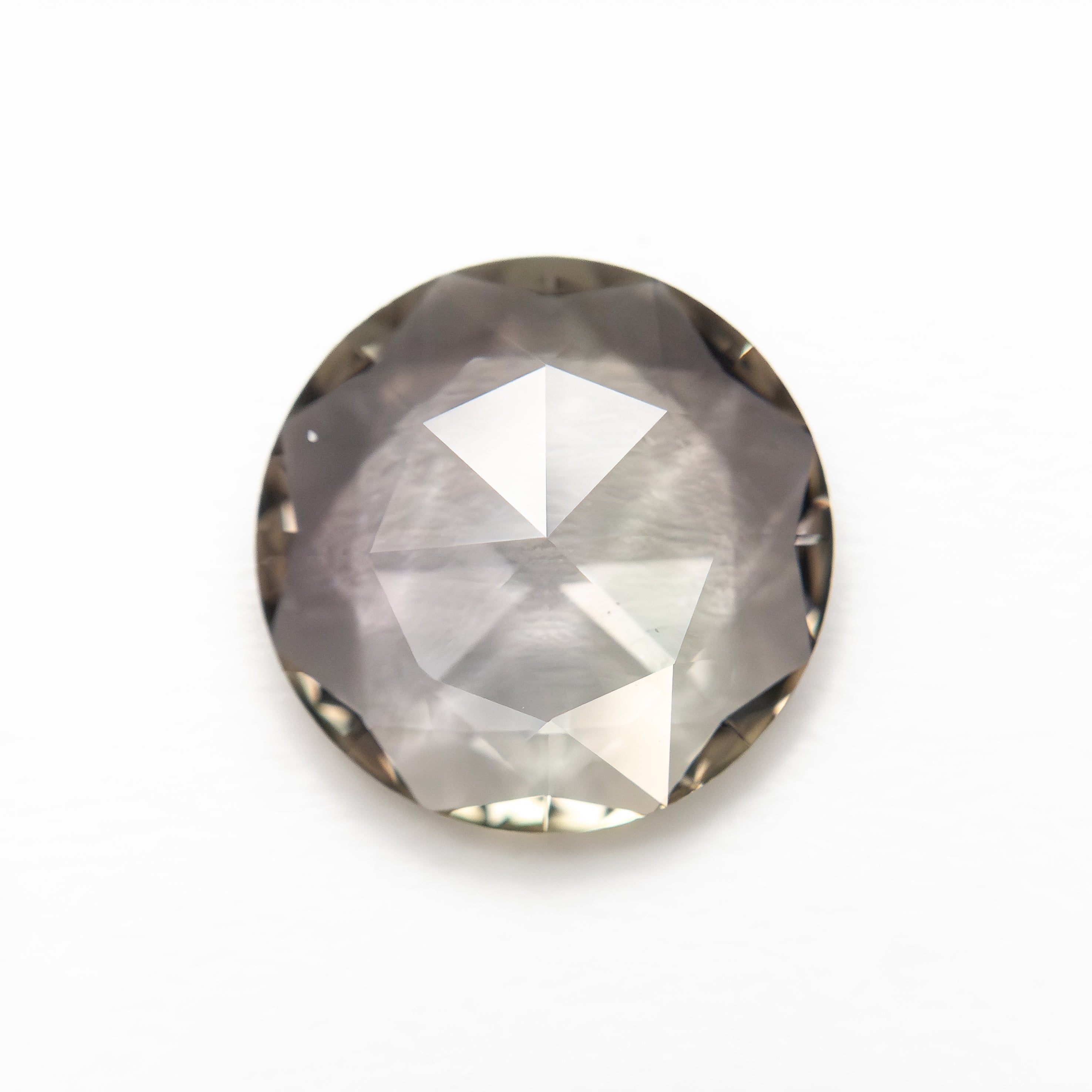 1.56ct 8.53x8.52x2.41mm Round Rosecut Sapphire 27744-03