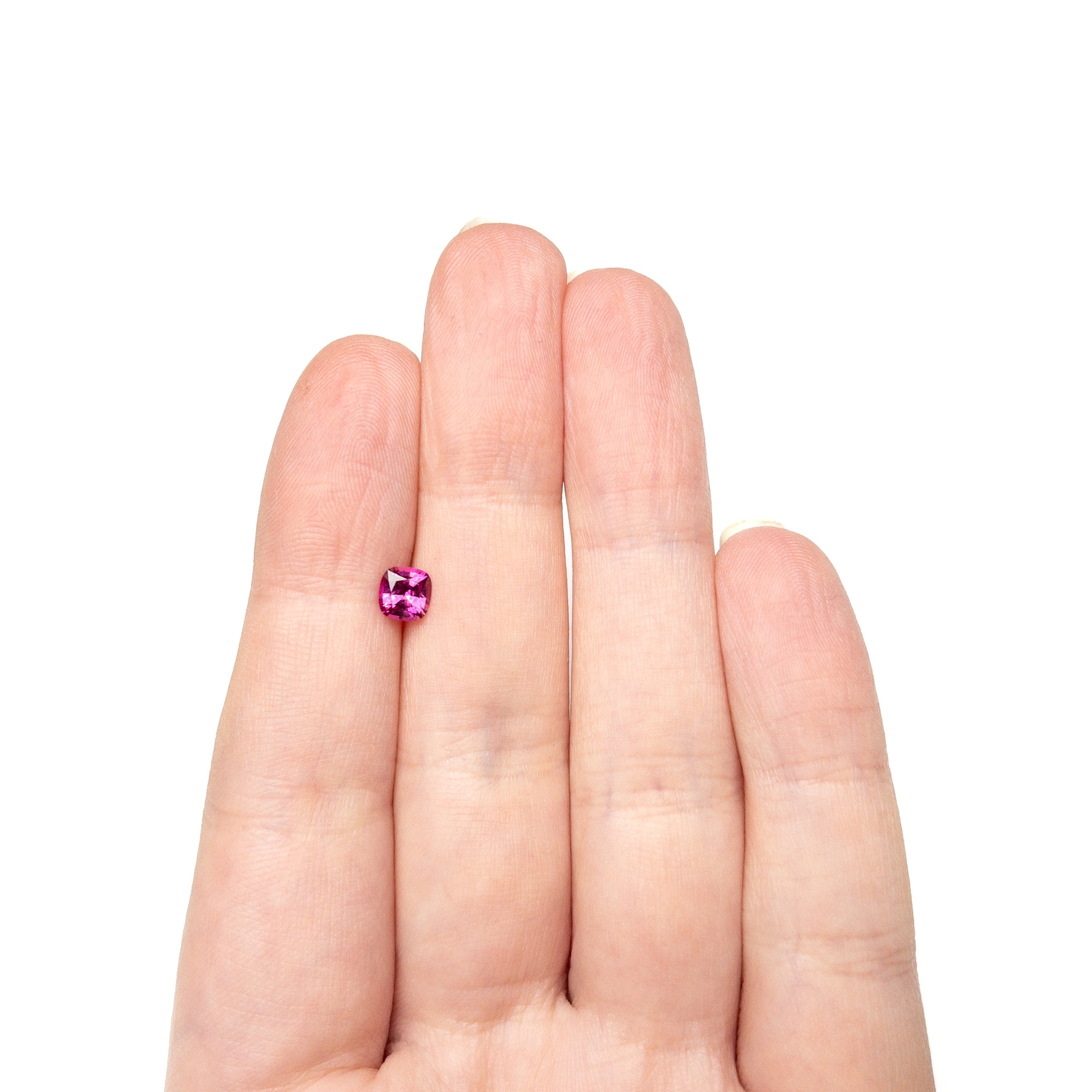 0.67ct 5.14x4.94x3.21mm Cushion Brilliant Sapphire 27955-18