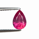 1.19ct 7.97x5.54x3.78mm Pear Brilliant Ruby 27955-26