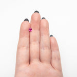0.63ct 5.43x4.68x2.77mm Cushion Brilliant Sapphire 27956-18