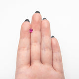 0.63ct 5.43x4.68x2.77mm Cushion Brilliant Sapphire 27956-18