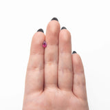 0.79ct 7.59x4.58x3.26mm Pear Brilliant Ruby 27956-24