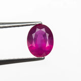 0.88ct 6.71x5.27x3.07mm Oval Brilliant Ruby 27956-25