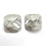 3.22cttw 2pc 6.67x6.61x4.21mm 7.10x7.30x4.48mm Polished Raw Diamond Matching Pair 🇨🇦 27959-01