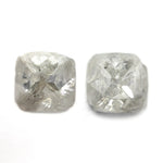 3.22cttw 2pc 6.67x6.61x4.21mm 7.10x7.30x4.48mm Polished Raw Diamond Matching Pair 🇨🇦 27959-01
