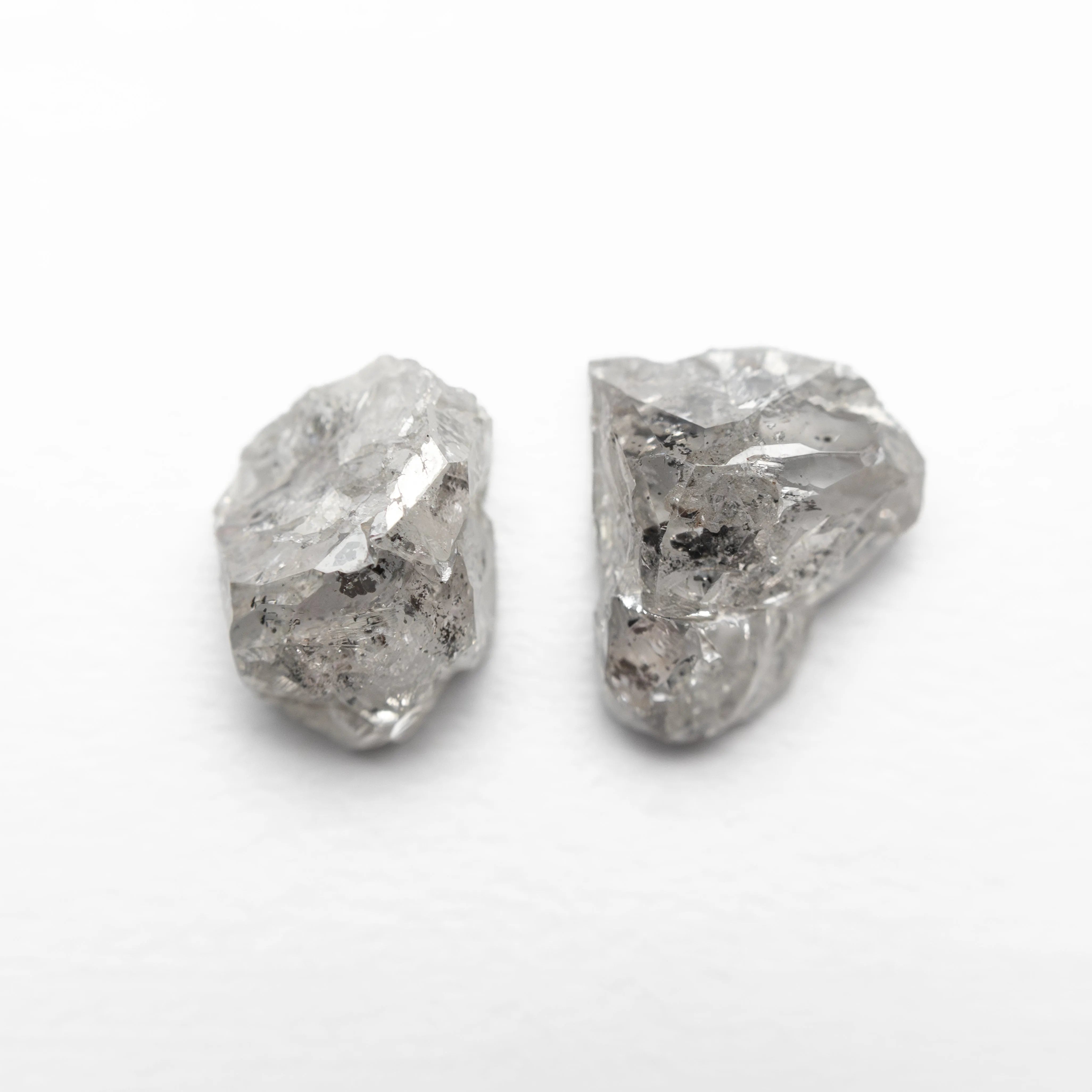 3.30cttw 2pc 8.32x6.09x4.01mm 8.63x7.03x3.74mm Polished Raw Diamond Matching Pair 🇨🇦 27968-01