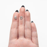 3.30cttw 2pc 8.32x6.09x4.01mm 8.63x7.03x3.74mm Polished Raw Diamond Matching Pair 🇨🇦 27968-01