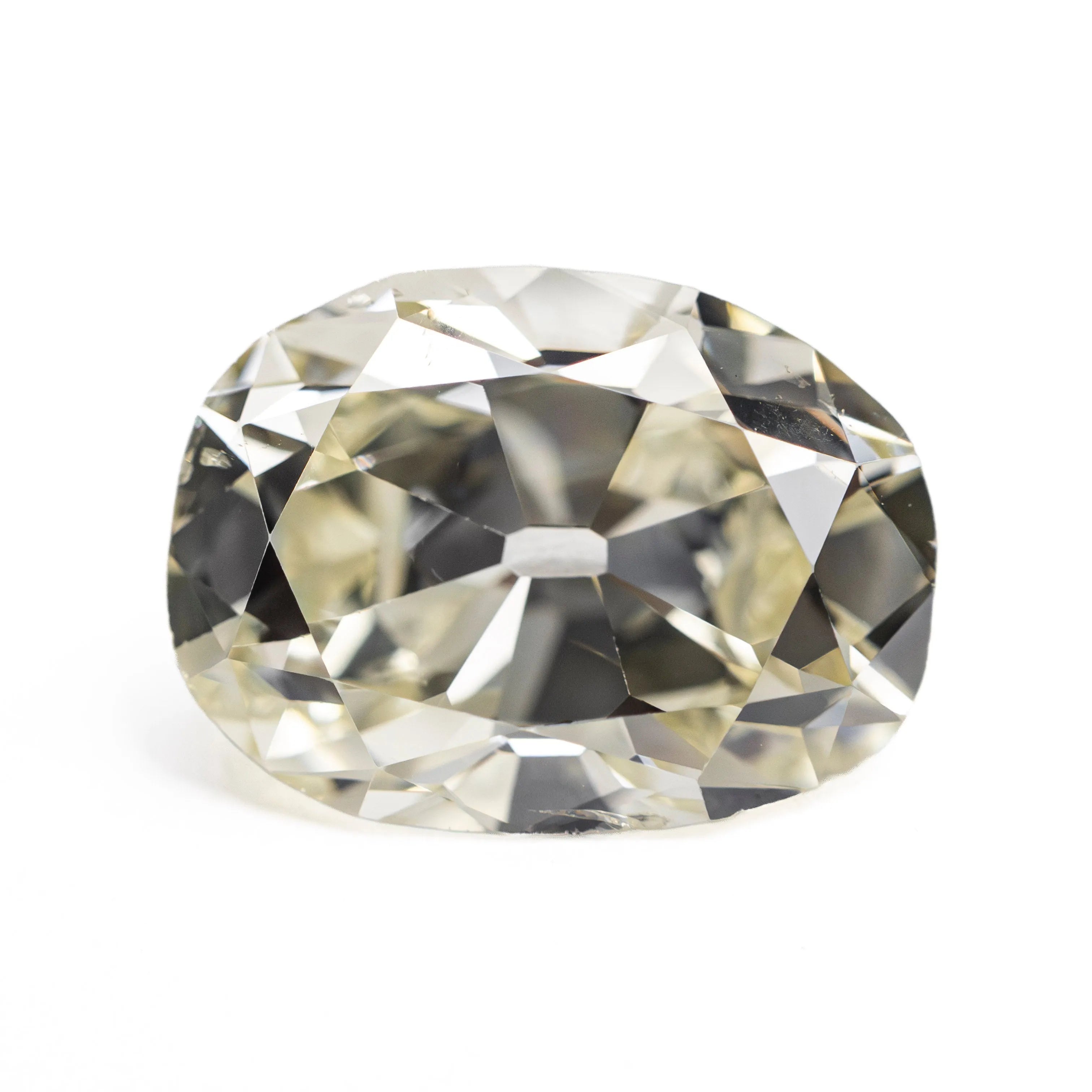4.01ct 11.66x8.63x5.65mm GIA SI2 S-T Antique Old Mine Cut 28034-01