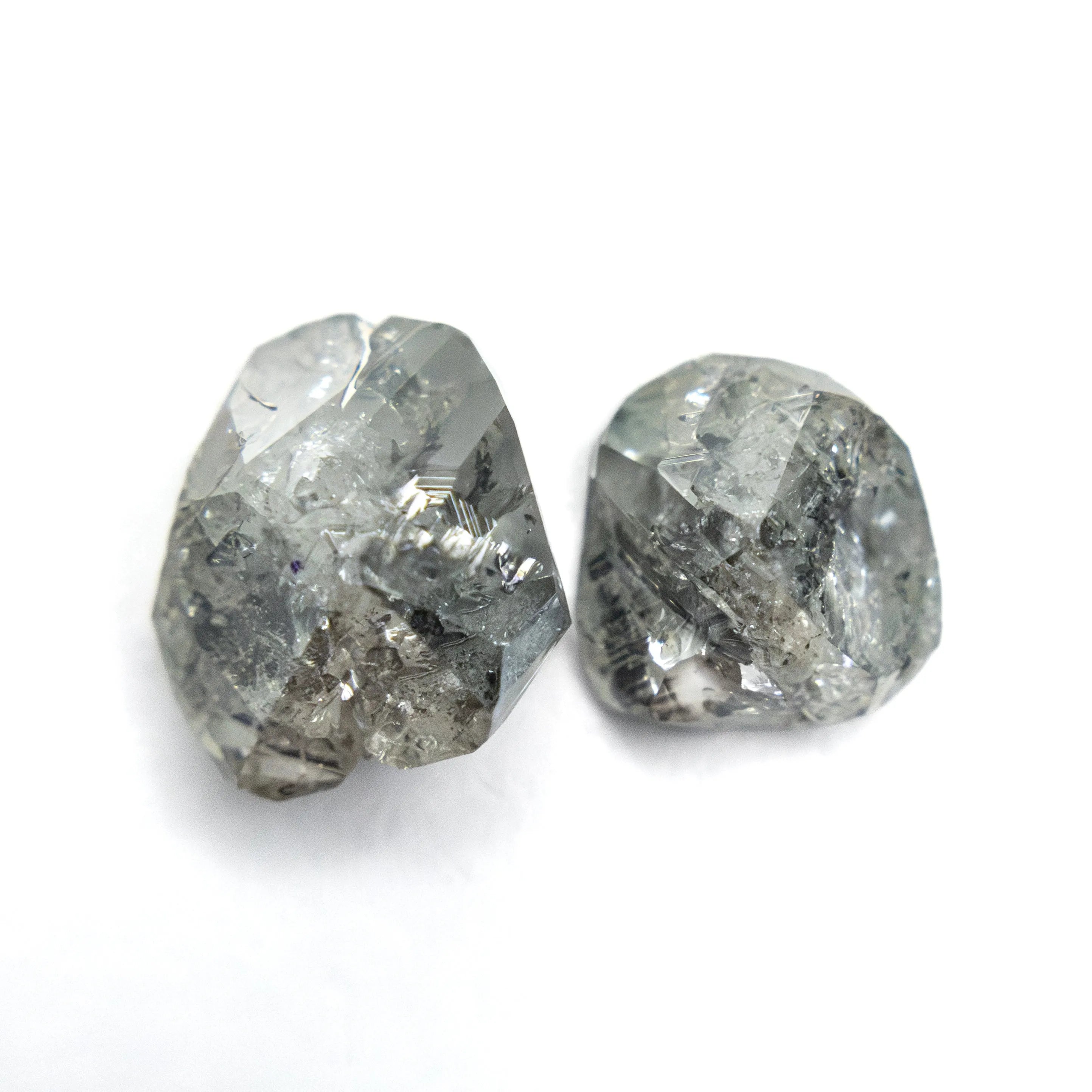 2.67cttw 2pc 8.32x6.80x4.01mm 6.62x6.17x3.03mm Polished Raw Diamond Matching Pair 🇨🇦 28182-01