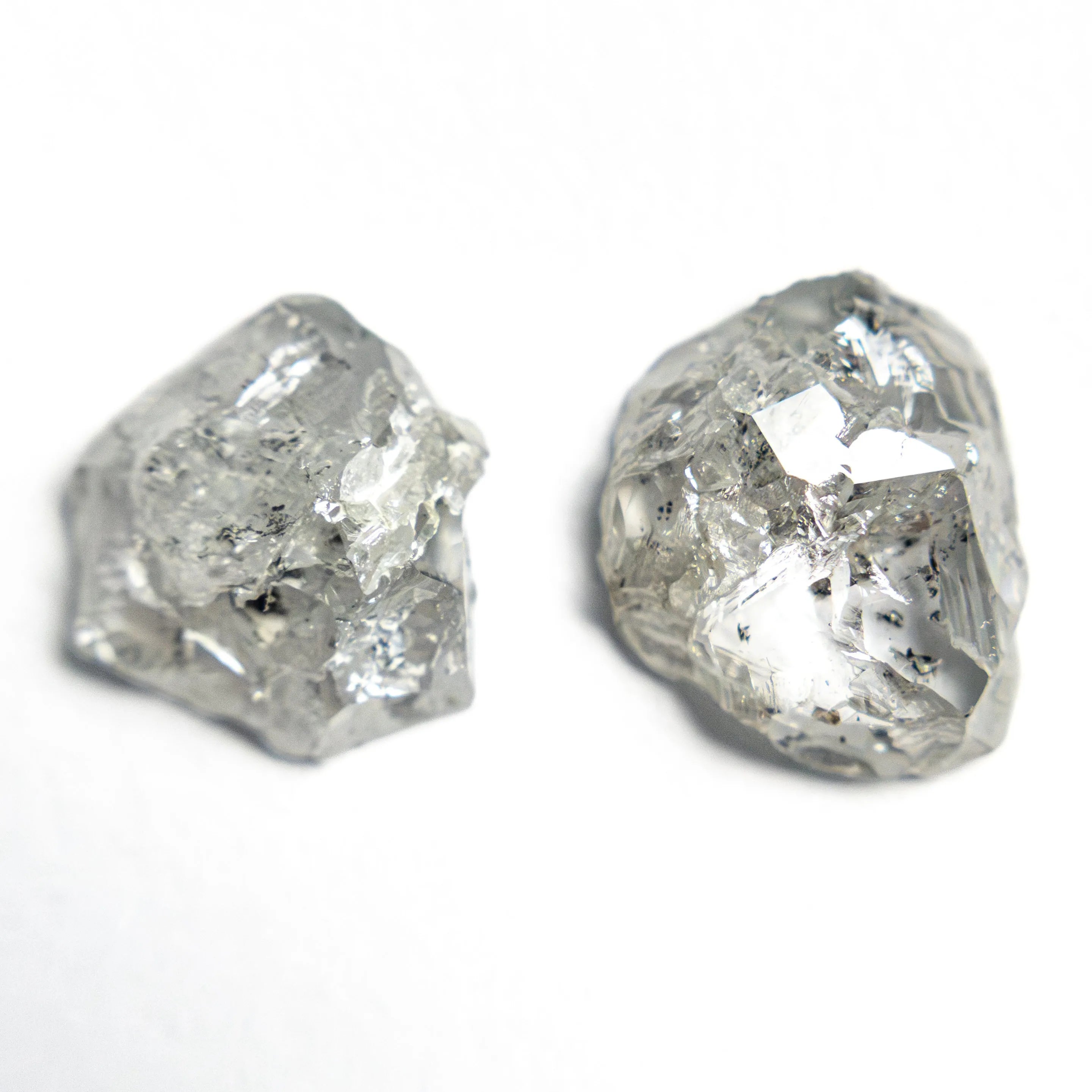 3.47cttw 2pc 9.28x7.63x3.06mm 8.51x7.60x3.15mm Polished Raw Diamond Matching Pair 🇨🇦 28188-01