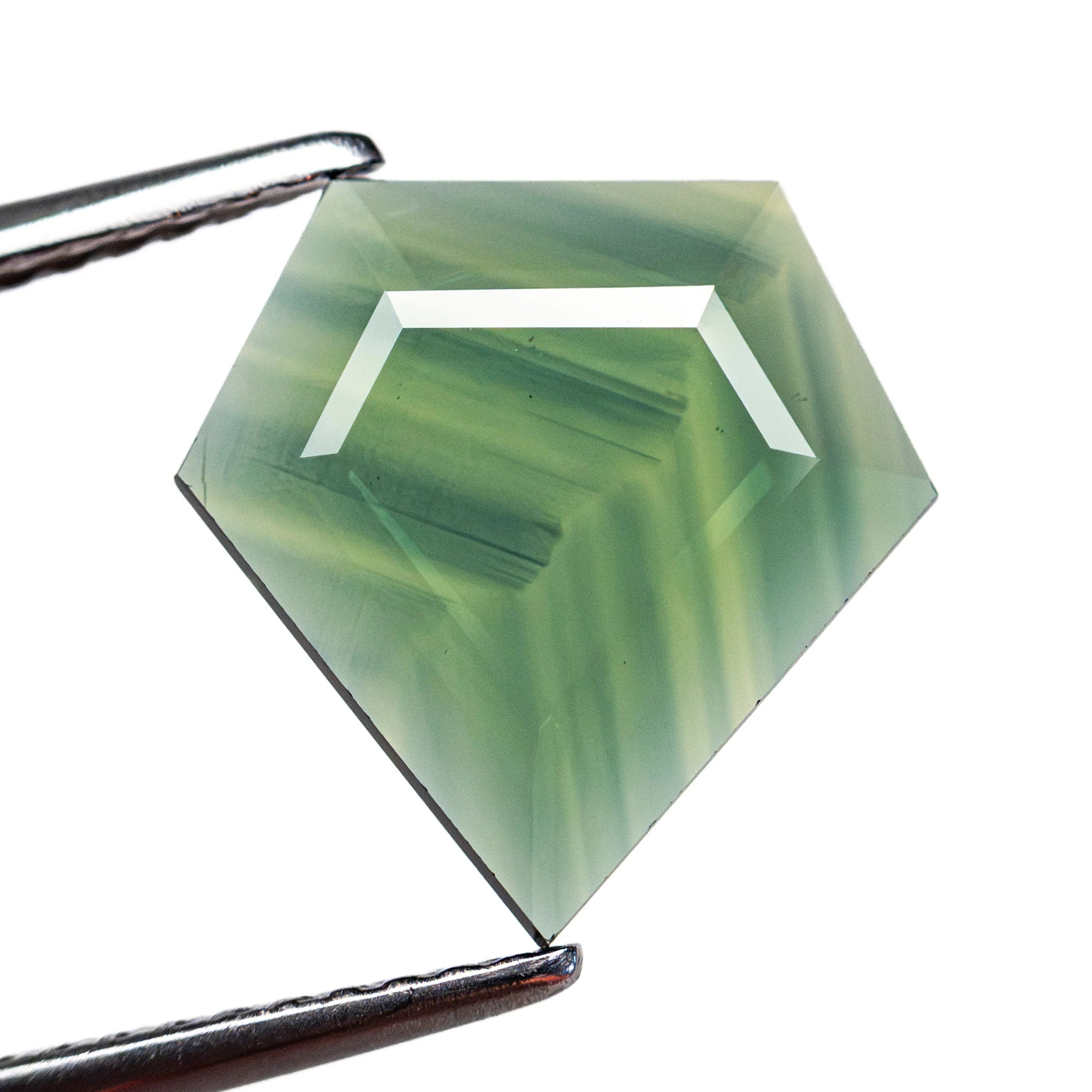 2.58ct 11.52x11.40x2.11mm Shield Rosecut Sapphire 28298-01