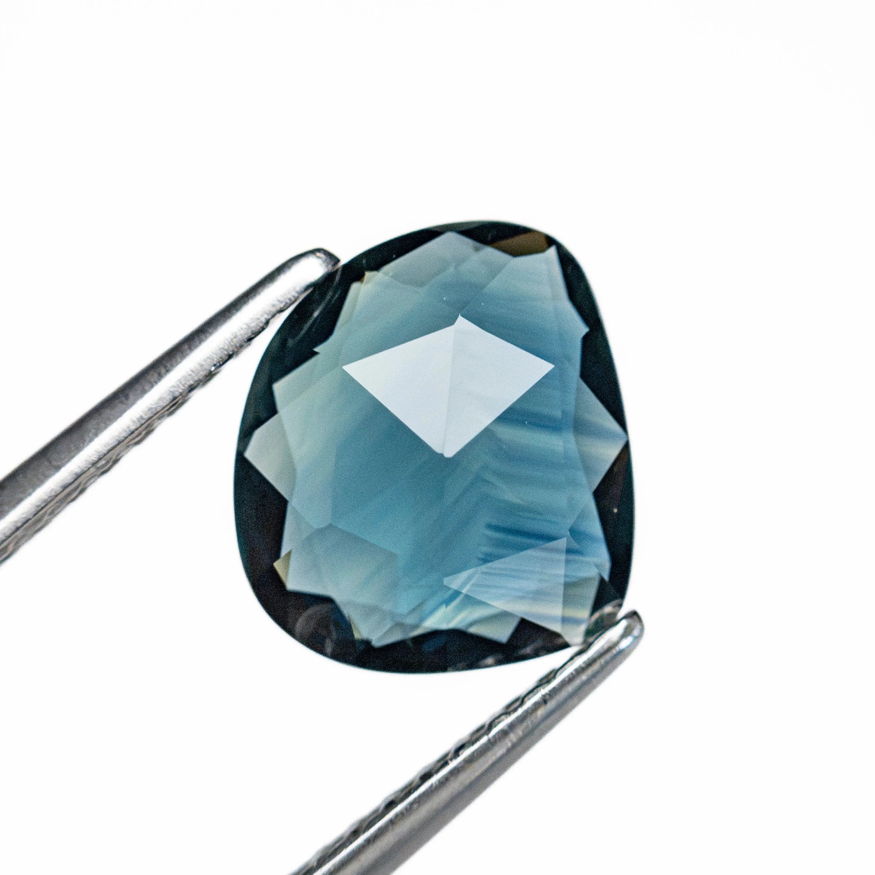 2.03ct 8.73x7.86x2.90mm Amorphous Double Cut Sapphire 28298-07