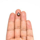 1.95ct 10.12x8.63x3.08mm Shield Rosecut Sapphire 28298-13