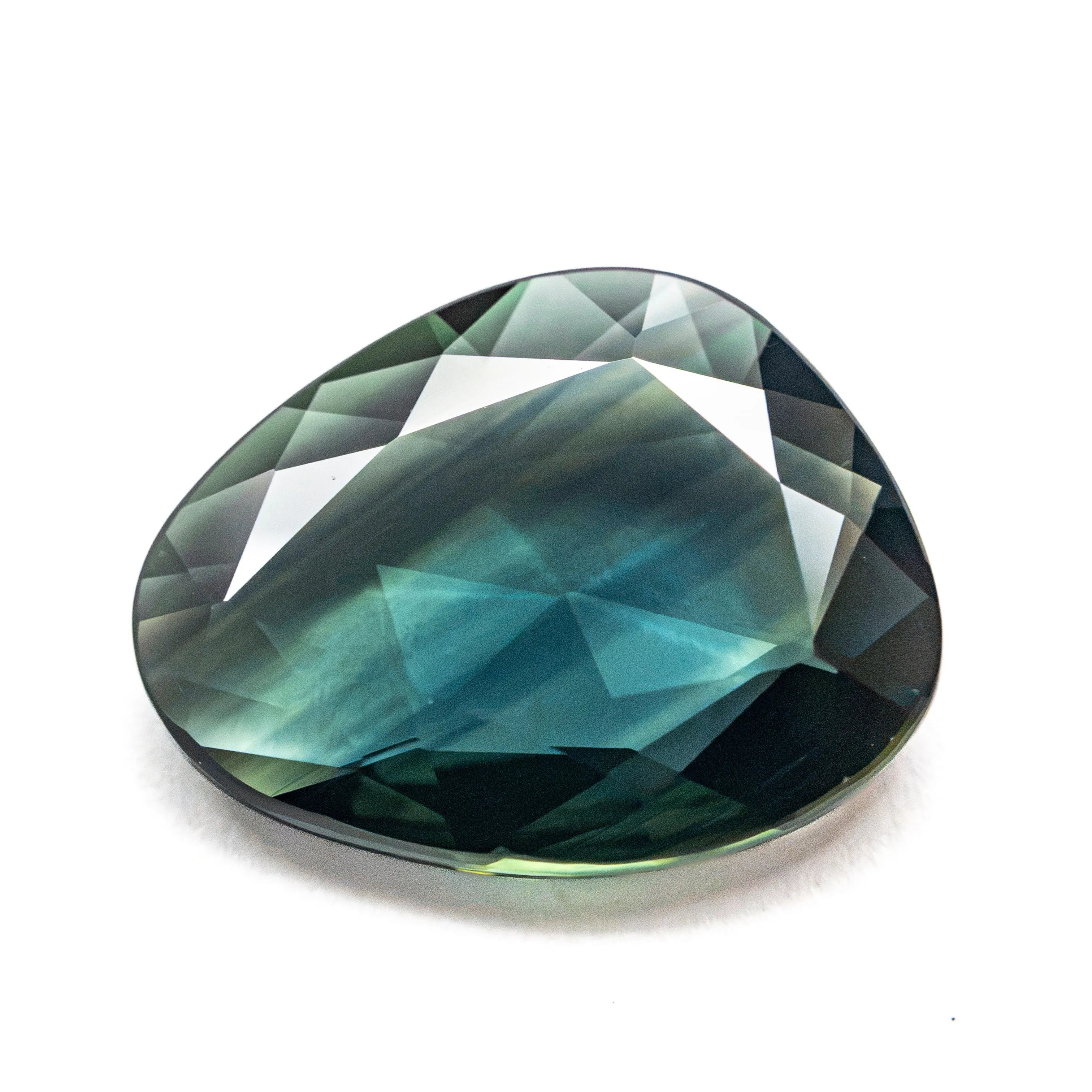 3.11ct 12.12x9.62x2.85mm Amorphous Double Cut Sapphire 28298-14