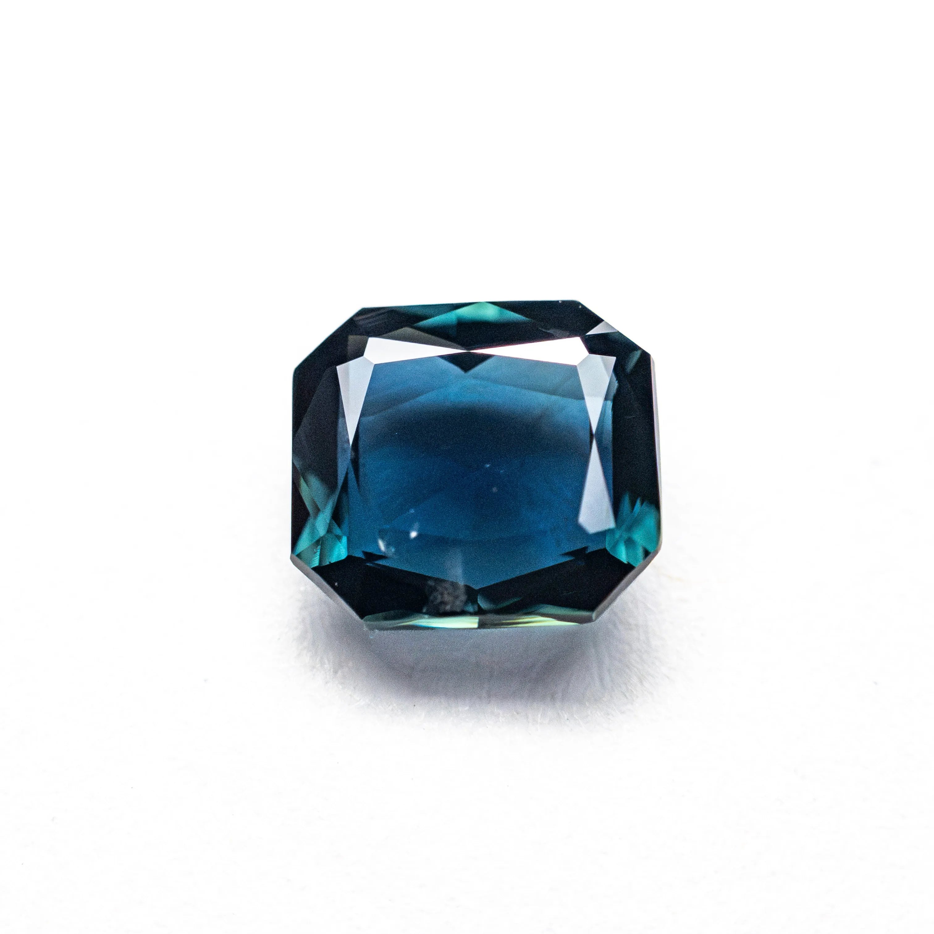 1.26ct 6.46x5.99x2.70mm Cut Corner Rectangle Rosecut Sapphire 28303-17