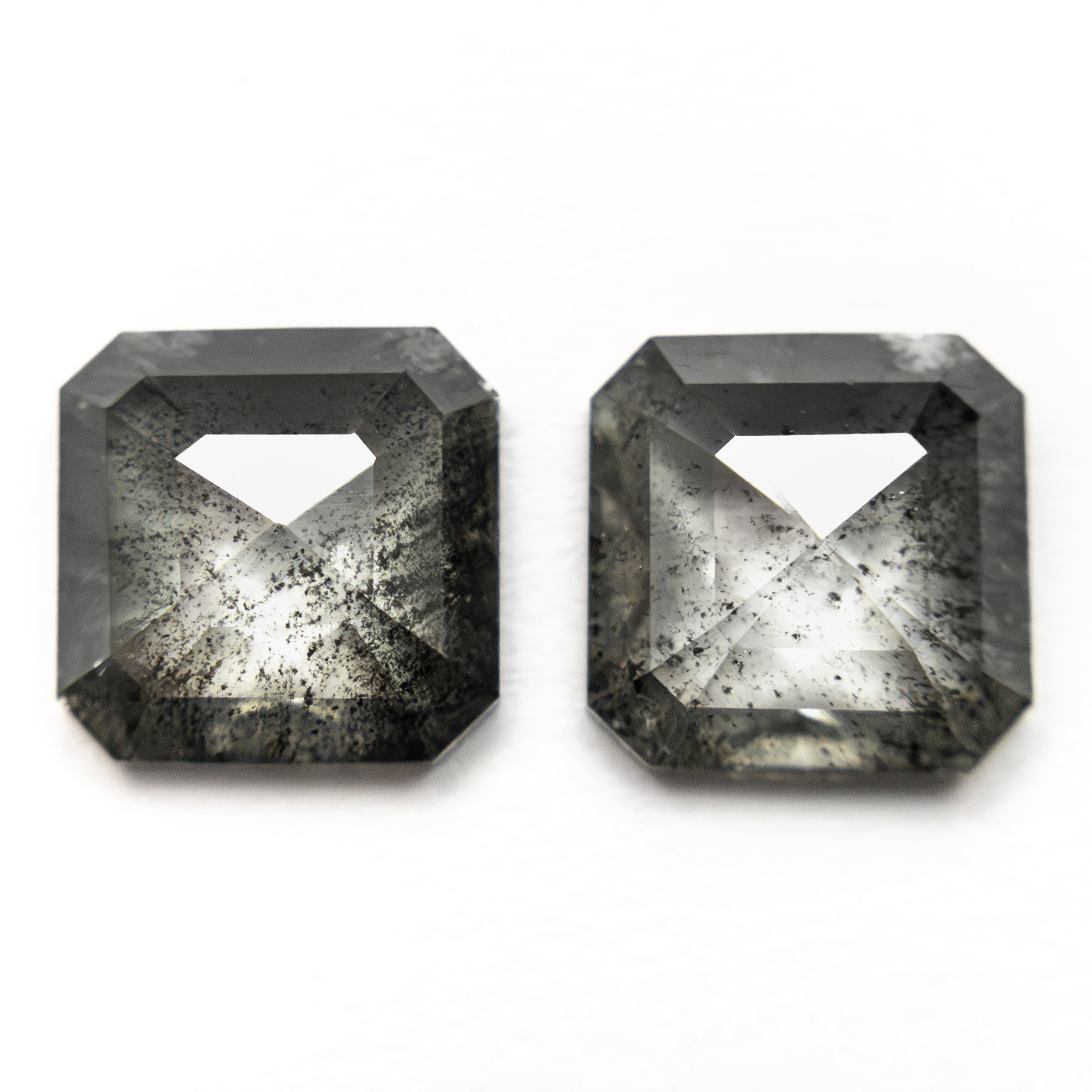 3.10cttw 7.25x7.27x2.85mm Cut Corner Square Rosecut Matching Pair 28343-01