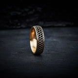Men's Wedding Ring - Honeycomb