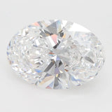 3.29ct Oval Lab Grown Diamond (Colour D, Clarity IF, GIA Certified)