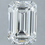 3.53ct Emerald Lab Grown Diamond (Colour E, Clarity VVS2, IGI Certified)