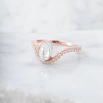 .63ct Geo Pear Cut Diamond Ring-Honey Jewelry Co-Honey Jewelry Co