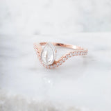 .63ct Geo Pear Cut Diamond Ring-Honey Jewelry Co-Honey Jewelry Co
