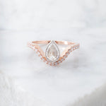 .63ct Geo Pear Cut Diamond Ring-Honey Jewelry Co-Honey Jewelry Co