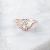 .63ct Geo Pear Cut Diamond Ring-Honey Jewelry Co-Honey Jewelry Co